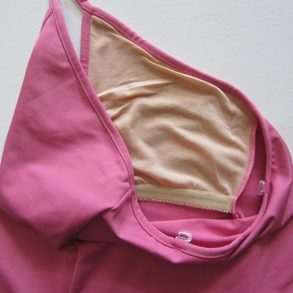 New Women’s Girl’s Sun Streak by Newport News Pink Swim Beach Ware top size 8 - Picture 7 of 11